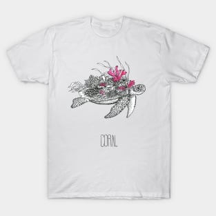 Coral turtle T-Shirt